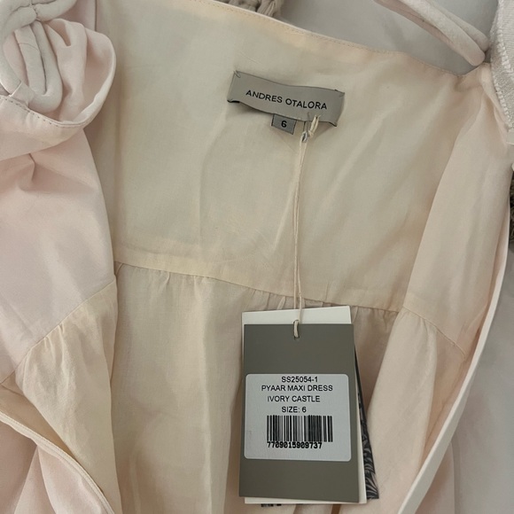 Andres Otalora Pyaar Printed Cotton Poplin Maxi Dress - Picture 6 of 6